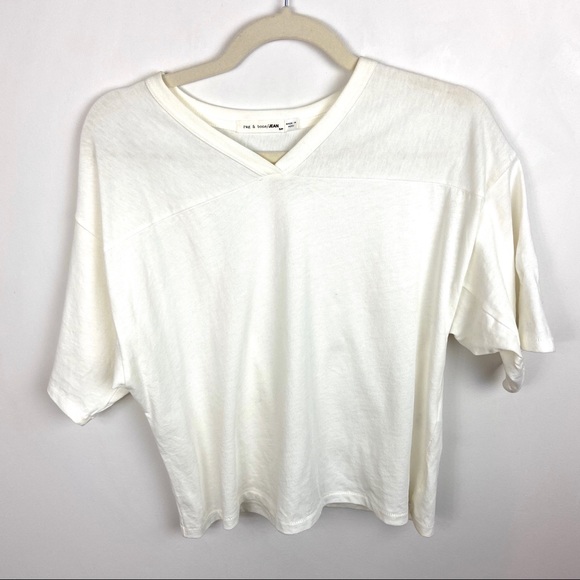 Rag & Bone Women’s White V-Neck Top Size Small